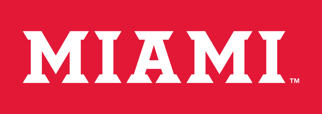 Miami (Ohio) Redhawks 2014-Pres Wordmark Logo v4 diy iron on heat transfer
